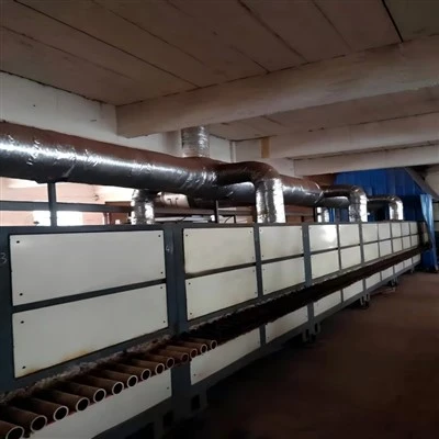 Forn túnel de maó blau